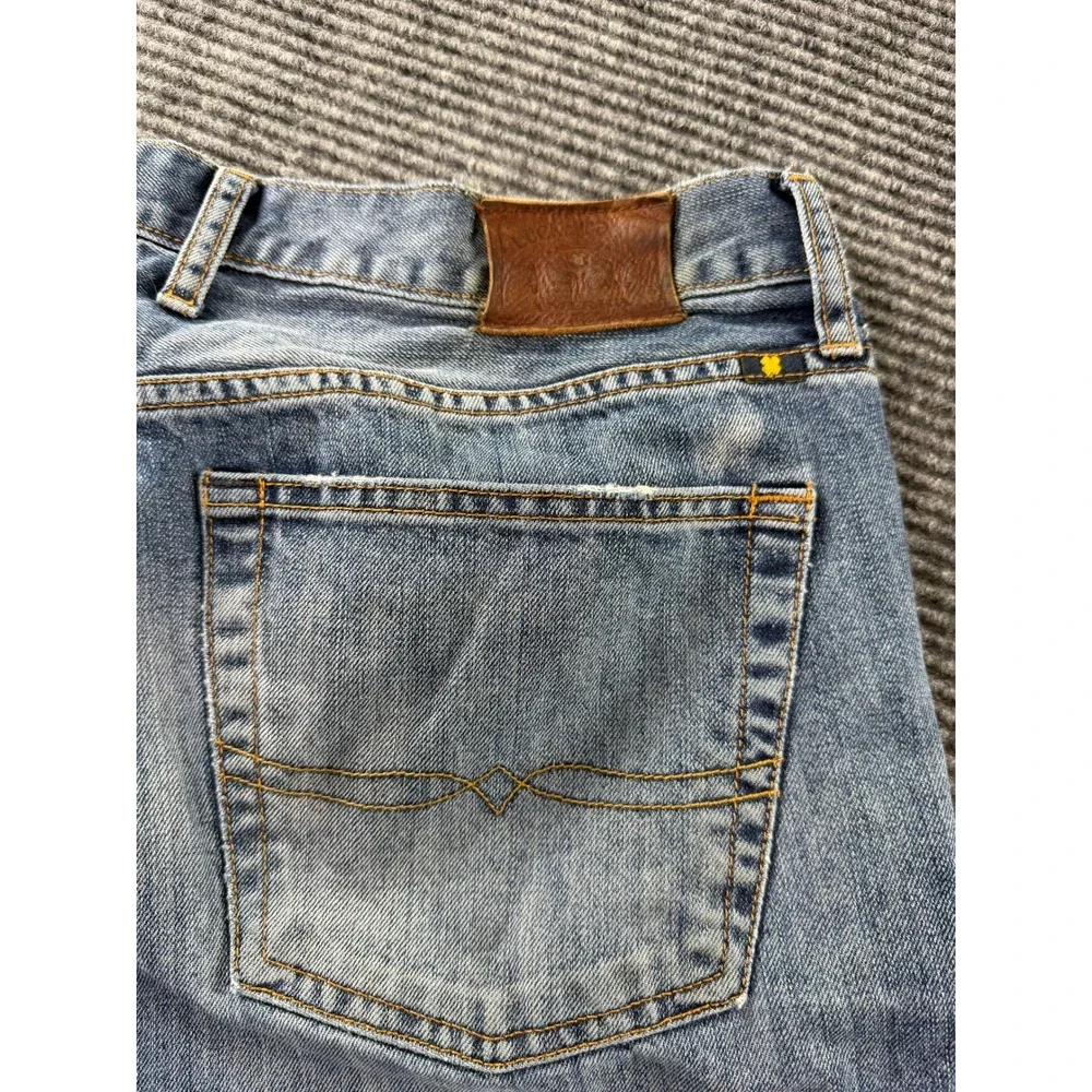 Lucky Brand 361 Vintage Straight Jeans Mens 38x33 Blue Denim Medium Wash Pants